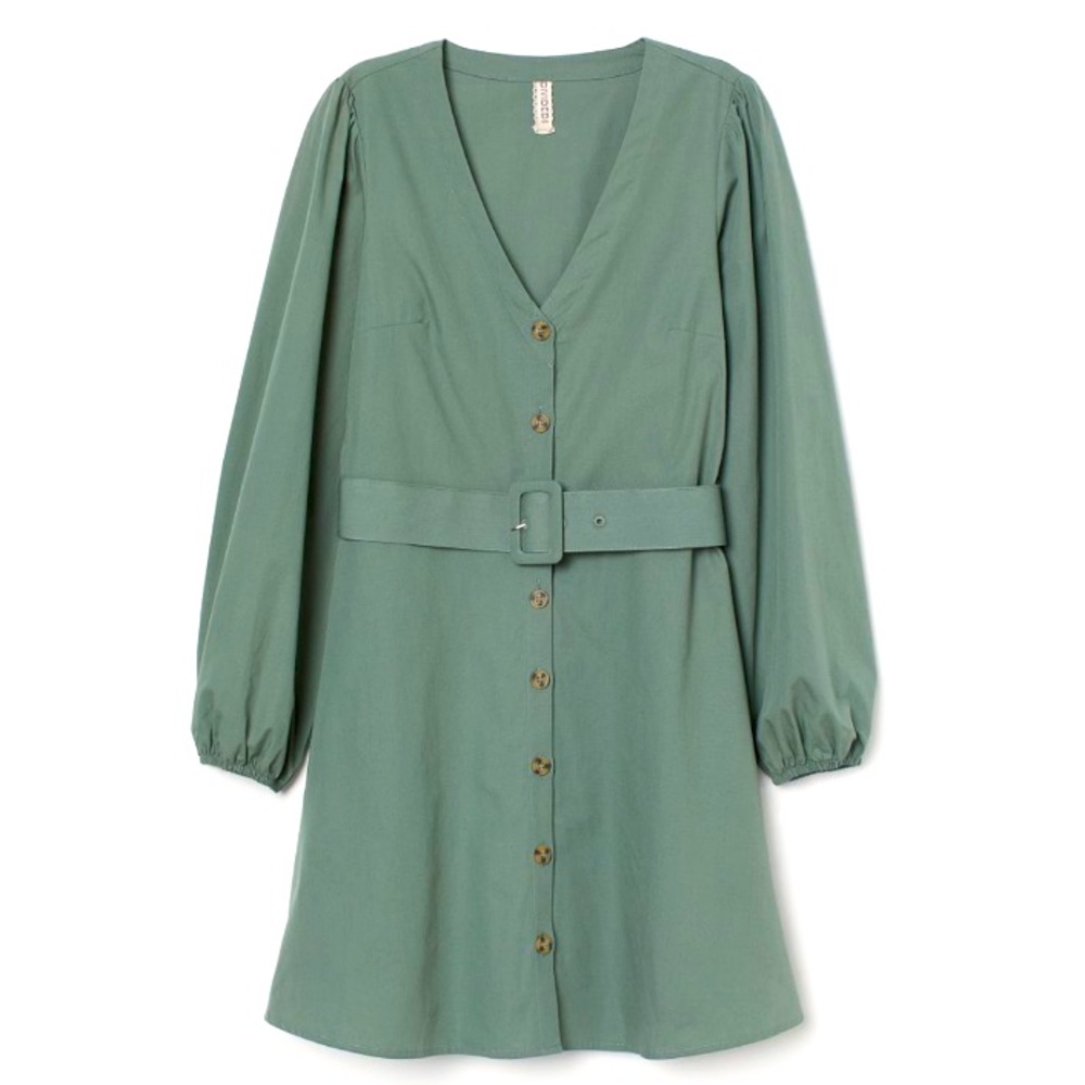 H&M Cotton Poplin Dress NWT